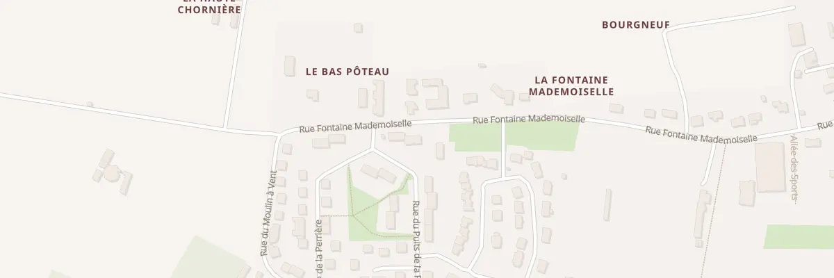 Plan du 4 Rue du Puits de la Roche à Richelieu