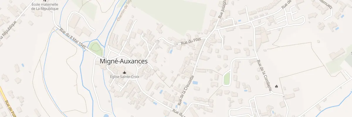 Plan du 22 Rue du Pilet à Migné-Auxances