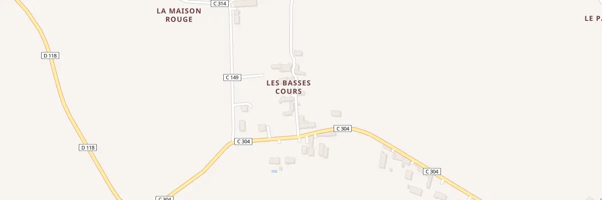 Plan du 6 Les Basses Cours à Saint-Benoît-la-Forêt