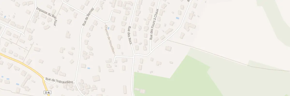 Plan du 1 Rue des Fours à Chaux à Iteuil