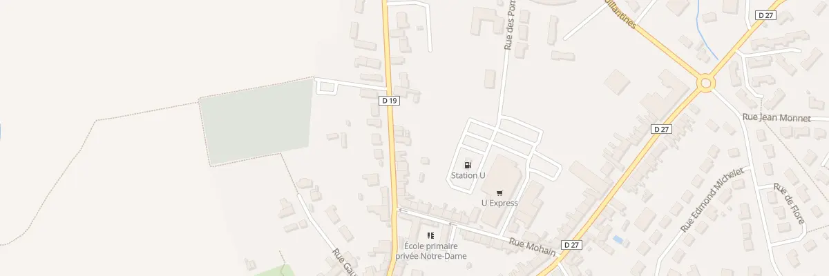 Plan du 44 Rue de Courgains à Marolles-les-Braults