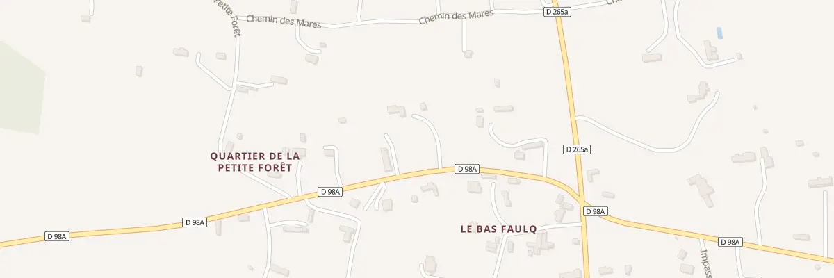 Plan du 5045 Le Bas Faulq au Faulq