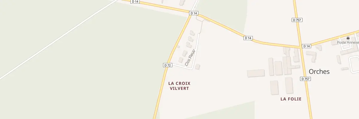 Plan du 1 Clos Fleuri à Orches