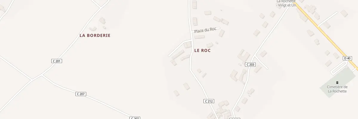 Plan du 344 Rue du Fief du Roc à La Rochette
