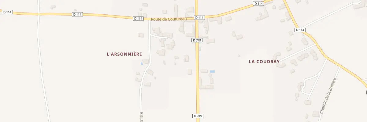 Plan du 1T Rte de Chinon à Lémeré