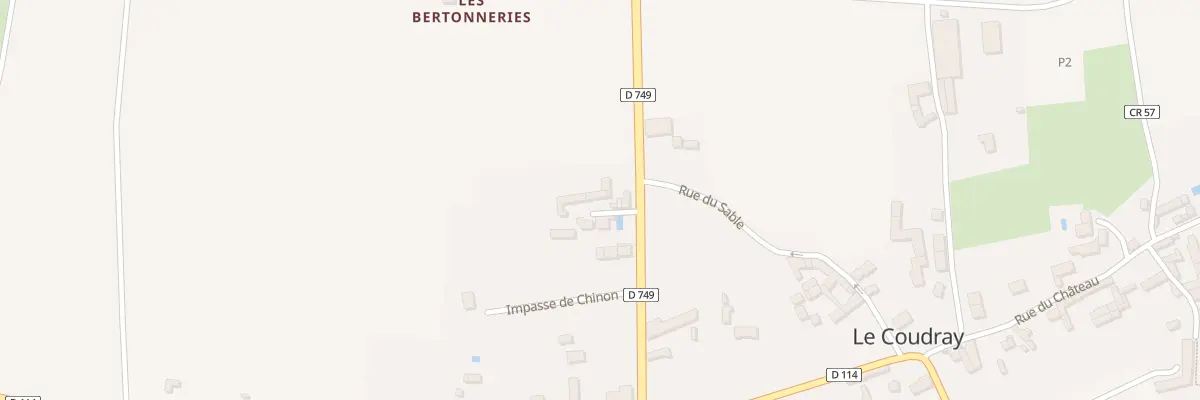 Plan du 2 Imp de Chinon à Lémeré