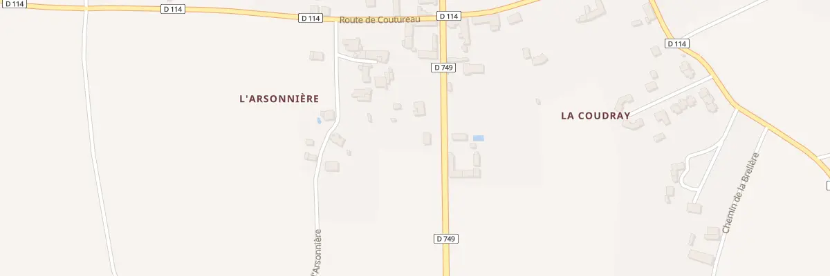 Plan du 1Q Rte de Chinon à Lémeré