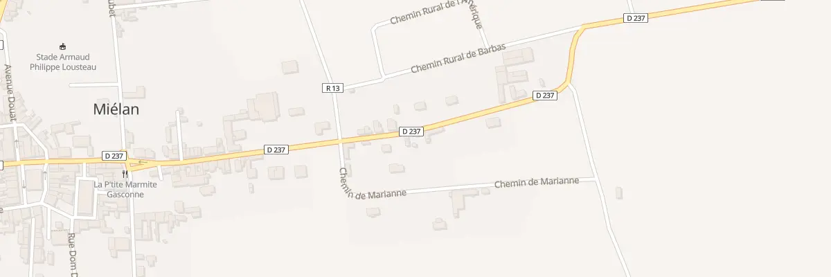 Plan du 5001 Rue Saint-Jean à Miélan