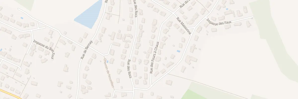 Plan du 11 Rue des Fours à Chaux à Iteuil