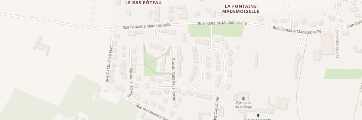 Plan du 10 Rue du Puits de la Roche à Richelieu