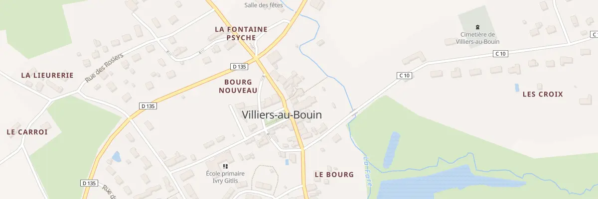Plan du 9 Rue de la Libération à Villiers-au-Bouin