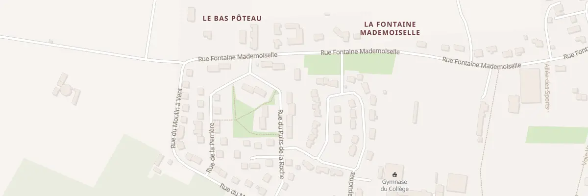 Plan du 8 Rue du Puits de la Roche à Richelieu