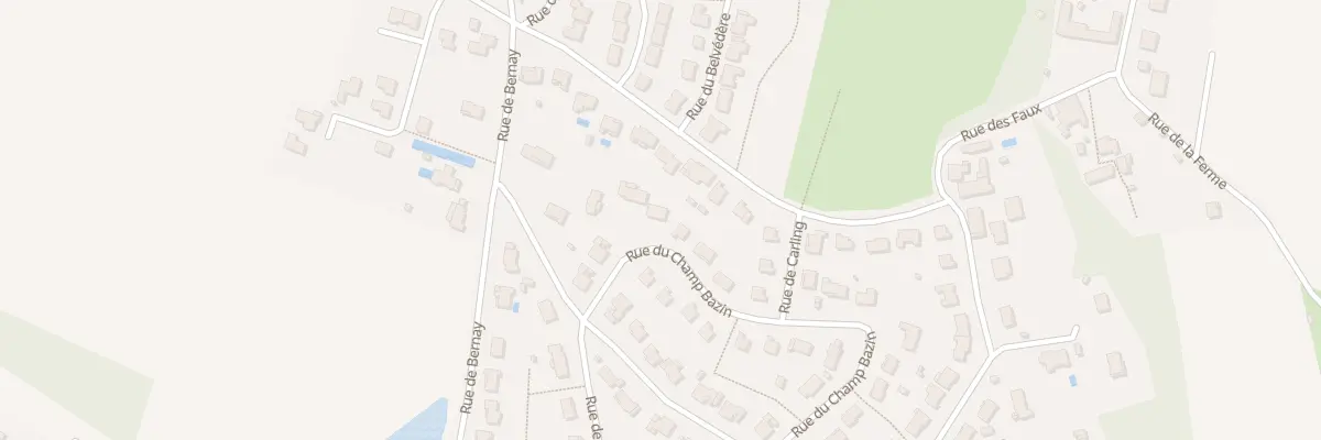 Plan du 9 Rue du Champ Bazin à Iteuil