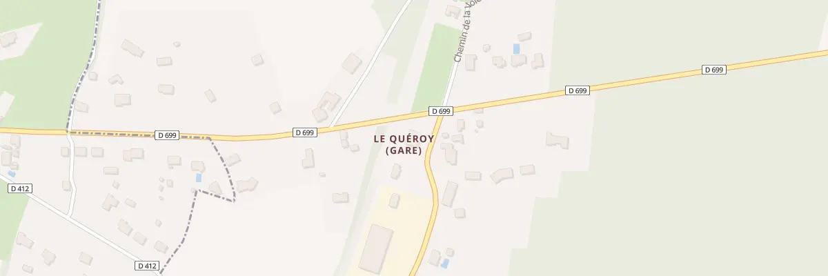 Plan du 2 Rte de la Gare à Pranzac