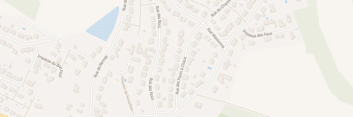 Plan du 13 Rue des Fours à Chaux à Iteuil