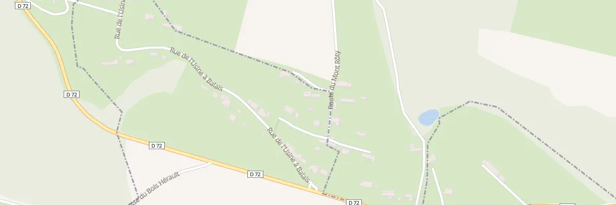 Plan du 5025 Le Mont Roty à Fongueusemare