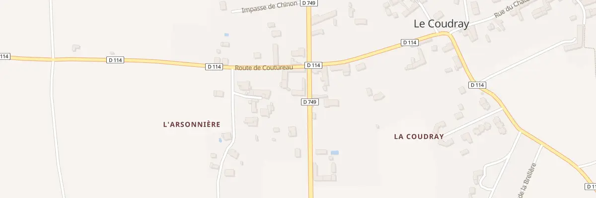 Plan du 1 Rte de Chinon à Lémeré