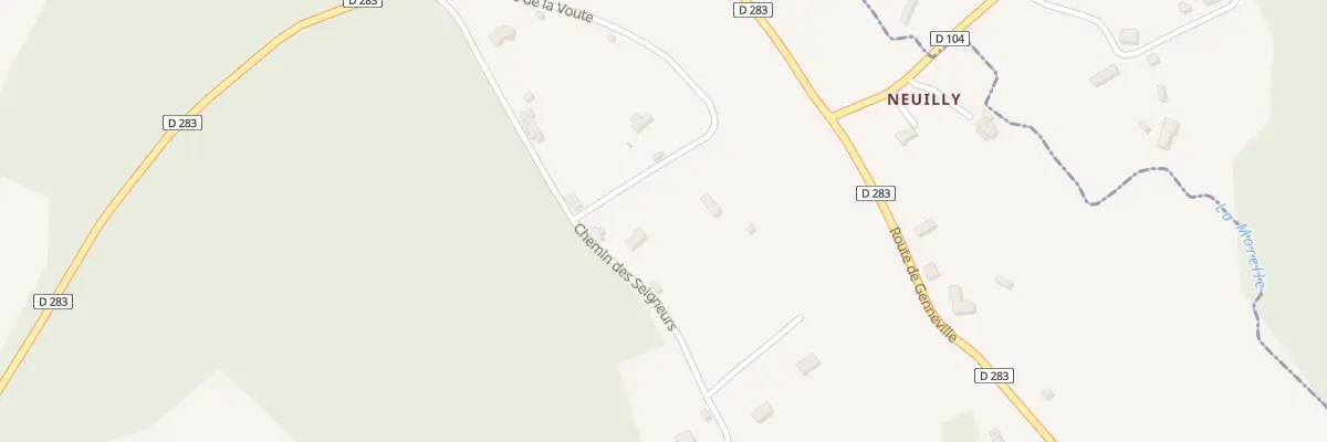 Plan du 884 Che des Seigneurs à Quetteville