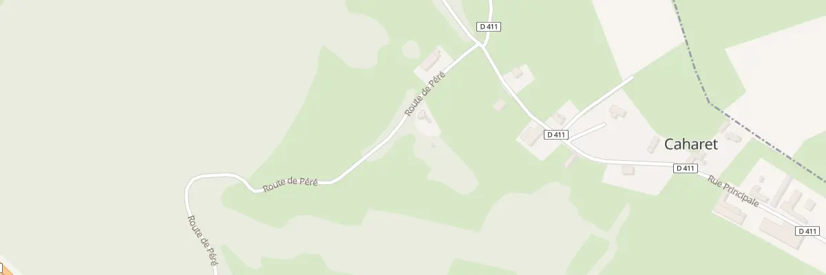 Plan du 1 Rte de Péré à Caharet
