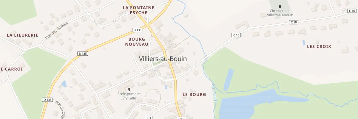 Plan du 13 Rue de la Libération à Villiers-au-Bouin