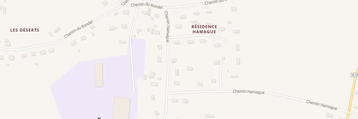 Plan du 574 Che Hamague à Firfol