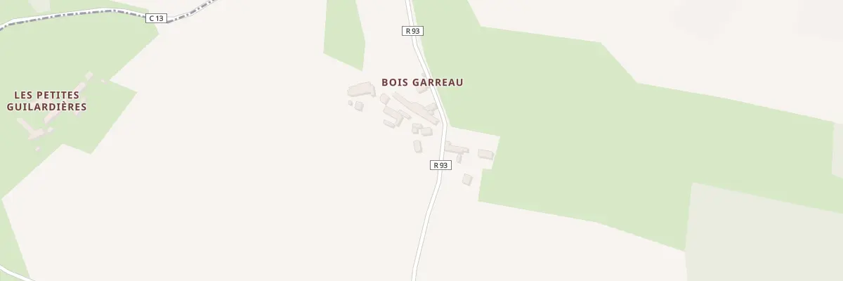 Plan du 5455 Le Bois Gareau à Marigné-Laillé