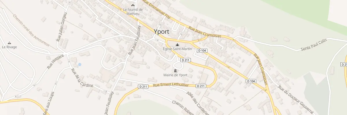 Plan du 11 Imp du Puits Germain à Yport