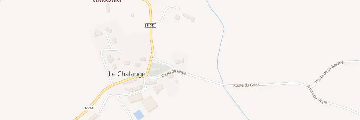 Plan du 1 Le Bourg au Chalange