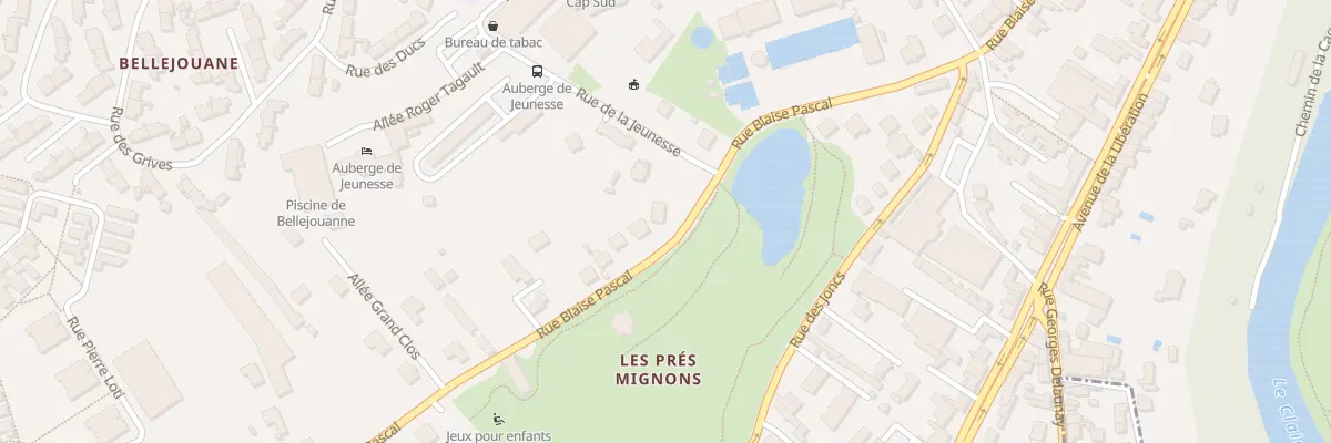 Plan du 104 Rue Blaise Pascal à Poitiers