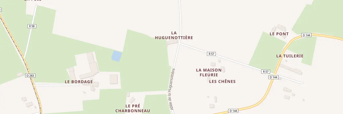 Plan du 3 La Huguenottiere à Brette-les-Pins