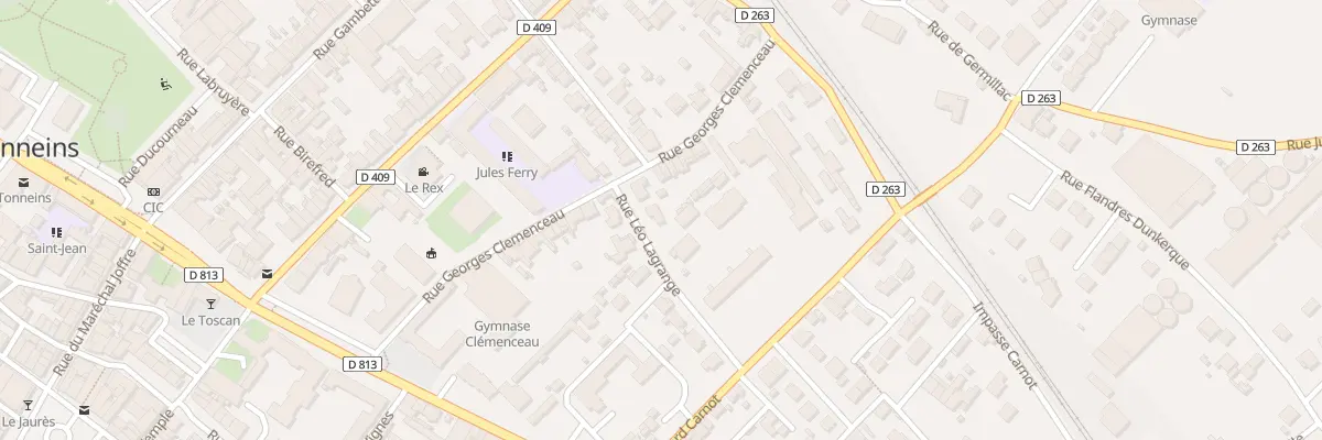 Plan du 4 Rue Léo Lagrange à Tonneins