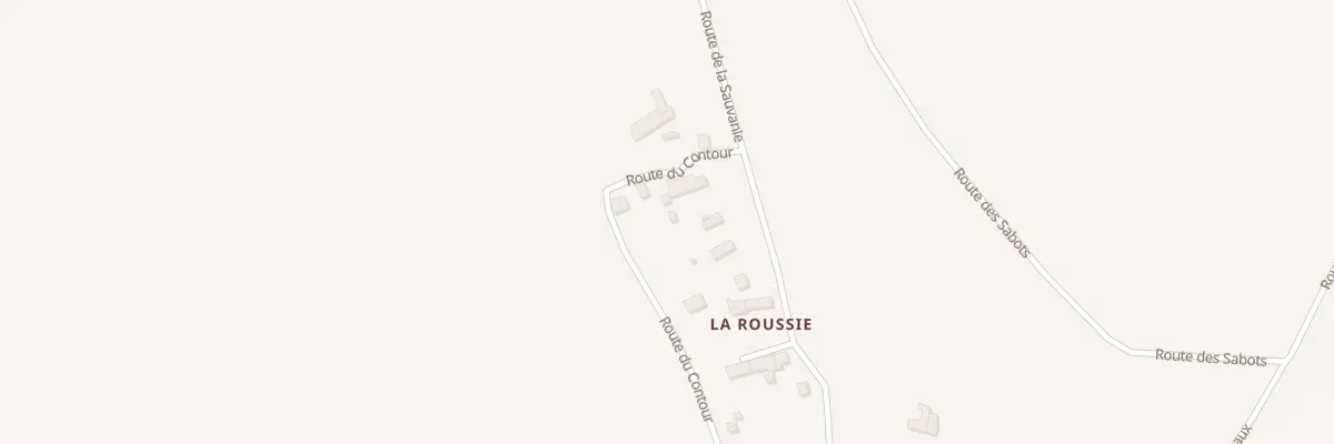 Plan du 25 La Roussie Ouest à Lusignac