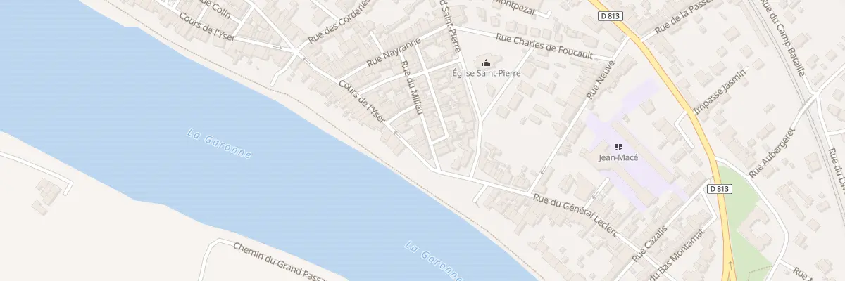 Plan du 5 Rue du Milieu à Tonneins
