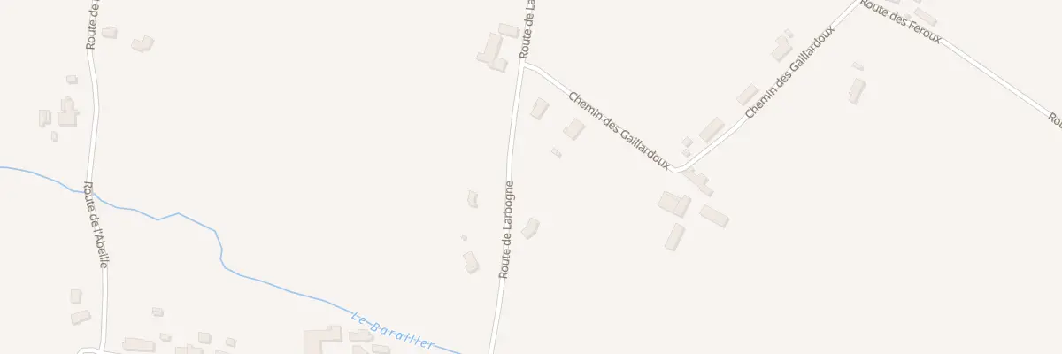 Plan du 290 Rte de Larbogne à Saint-Pierre-d’Eyraud