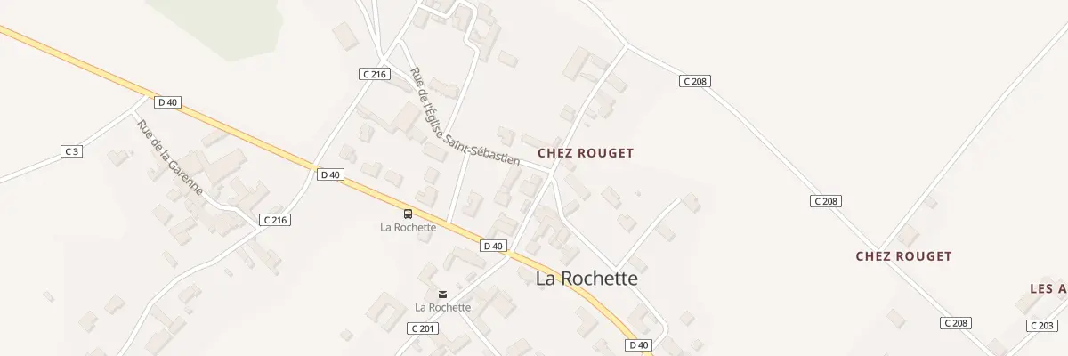 Plan du 9 Rue de l’Eglise St Sebastien à La Rochette