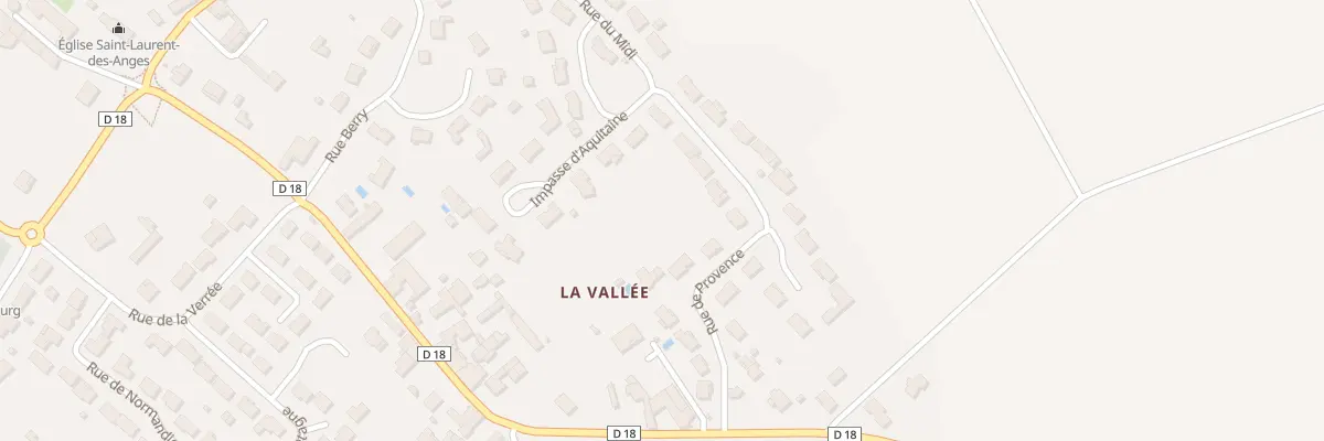 Plan du 18B Rue de la Vallée à Avanton