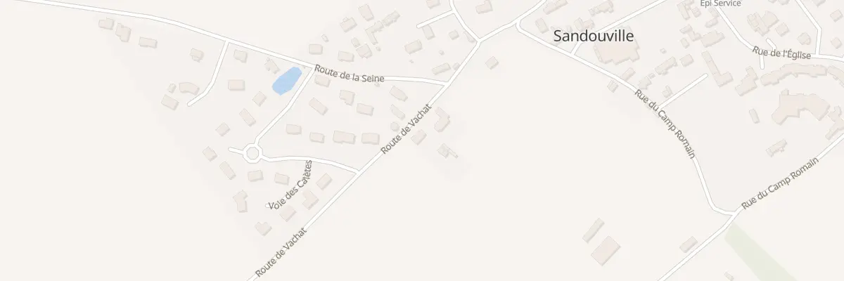 Plan du 63 Rte du Vachat à Sandouville