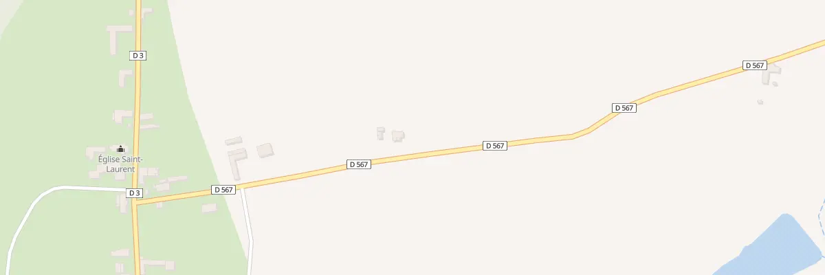 Plan du 305 Rte de Maumus à Castex