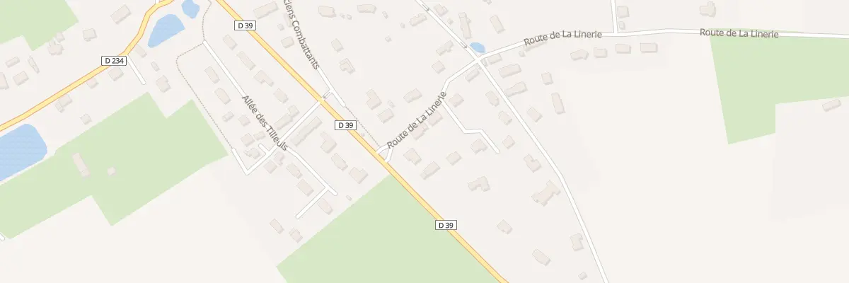 Plan du 50 Rte de la Linerie à Étainhus