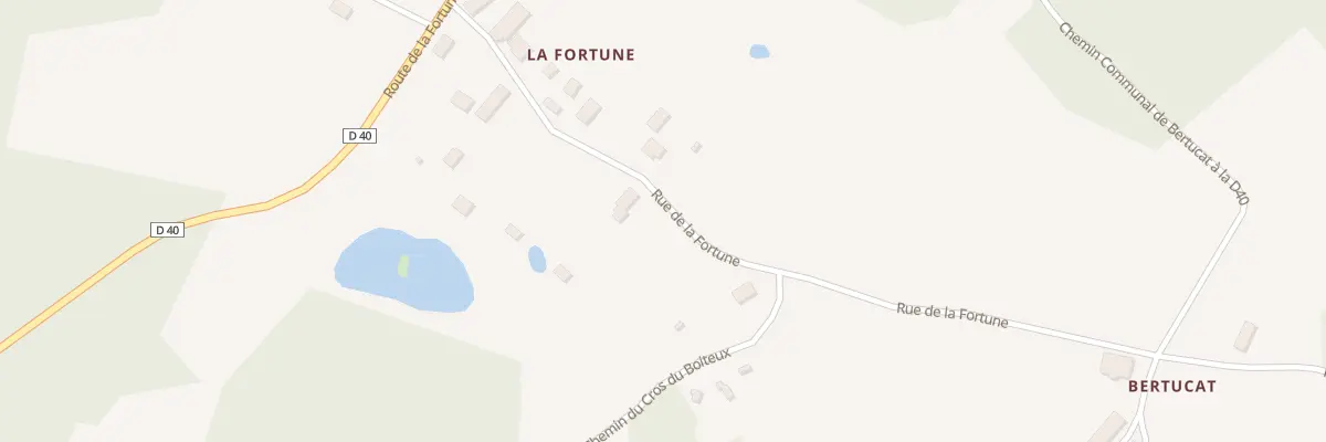 Plan du 42A Cros du Boiteux à Saint-Étienne-de-Puycorbier