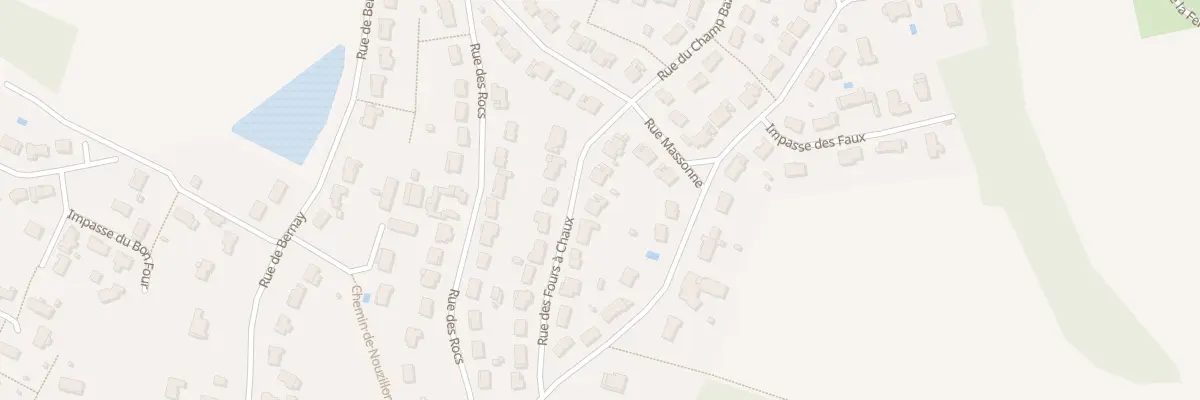 Plan du 10 Rue des Fours à Chaux à Iteuil