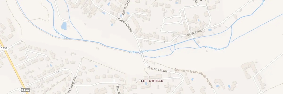 Plan du 37 Rue du Centre à Migné-Auxances