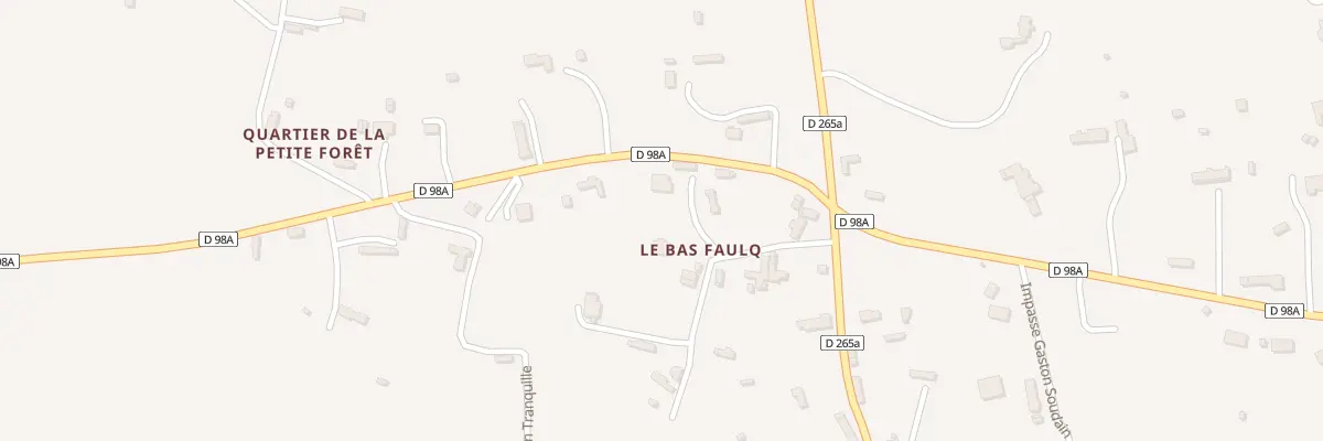 Plan du 711 Rte de Blangy-le-Château au Faulq