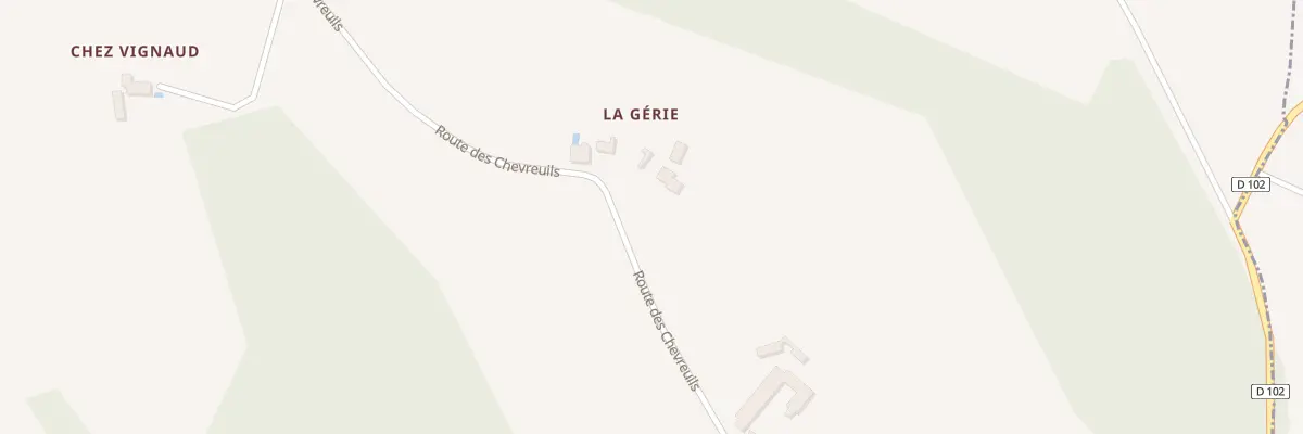 Plan du 1015 Le Mas Nord à Nanteuil-Auriac-de-Bourzac