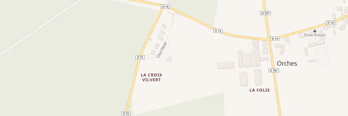 Plan du 10 Clos Fleuri à Orches