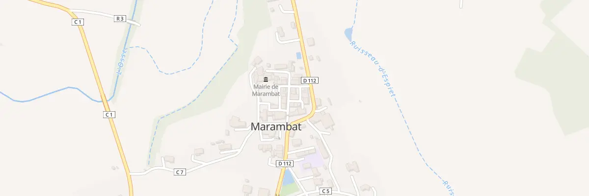 Plan du 44 Rue du Mas Bielh à Marambat
