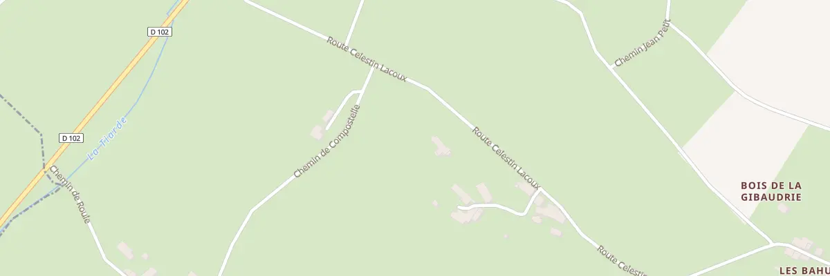 Plan du 2 Rte Celestin Lacoux à Saint-Sulpice-de-Ruffec