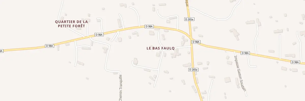 Plan du 5048 Le Bas Faulq au Faulq