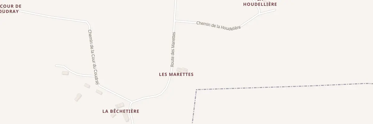 Plan du 7 Rte des Marettes à Merlerault-le-Pin