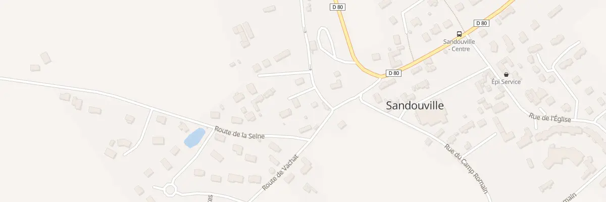 Plan du 5210 Rue des Vaux du Bec à Sandouville